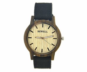 🌟 Stijlvolle Tijdloosheid: Ontdek het Carme Black Sandal Houten Horloge! 🌟