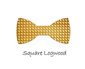 Houten strik: Square Logwood 