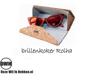 🌿 Opvouwbare Kurken Brillenkoker – Duurzaam, Elegant & Slim Ontworpen 🌿: Rolha Light