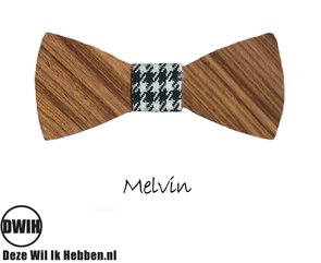 Houten strik: Melvin