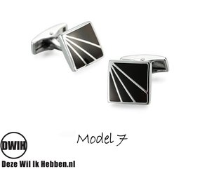 Houten manchetknopen Model 7