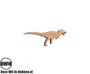LaserWood Pin / Broche T-Rex